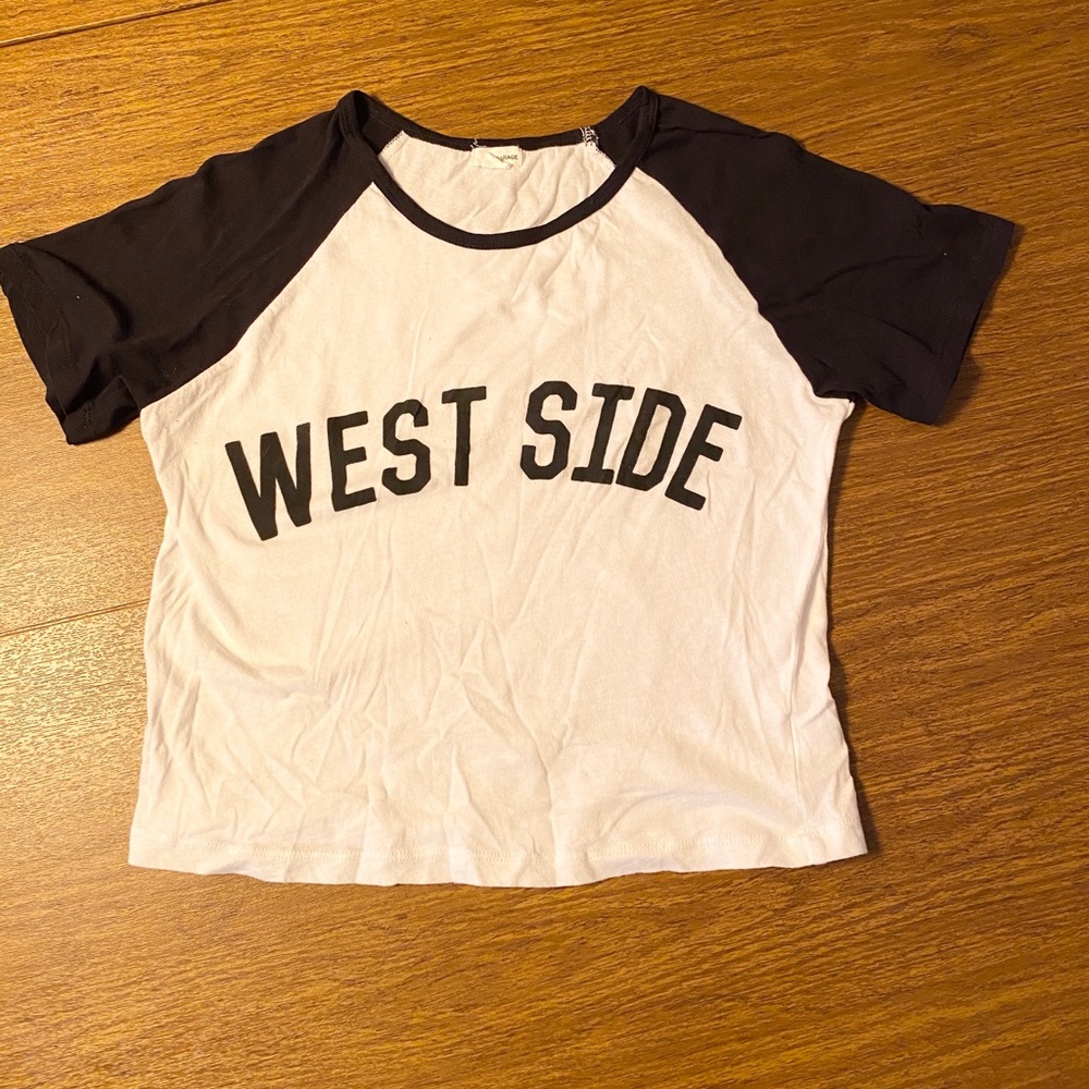 Garage Juniors West Side crop top XS EUC